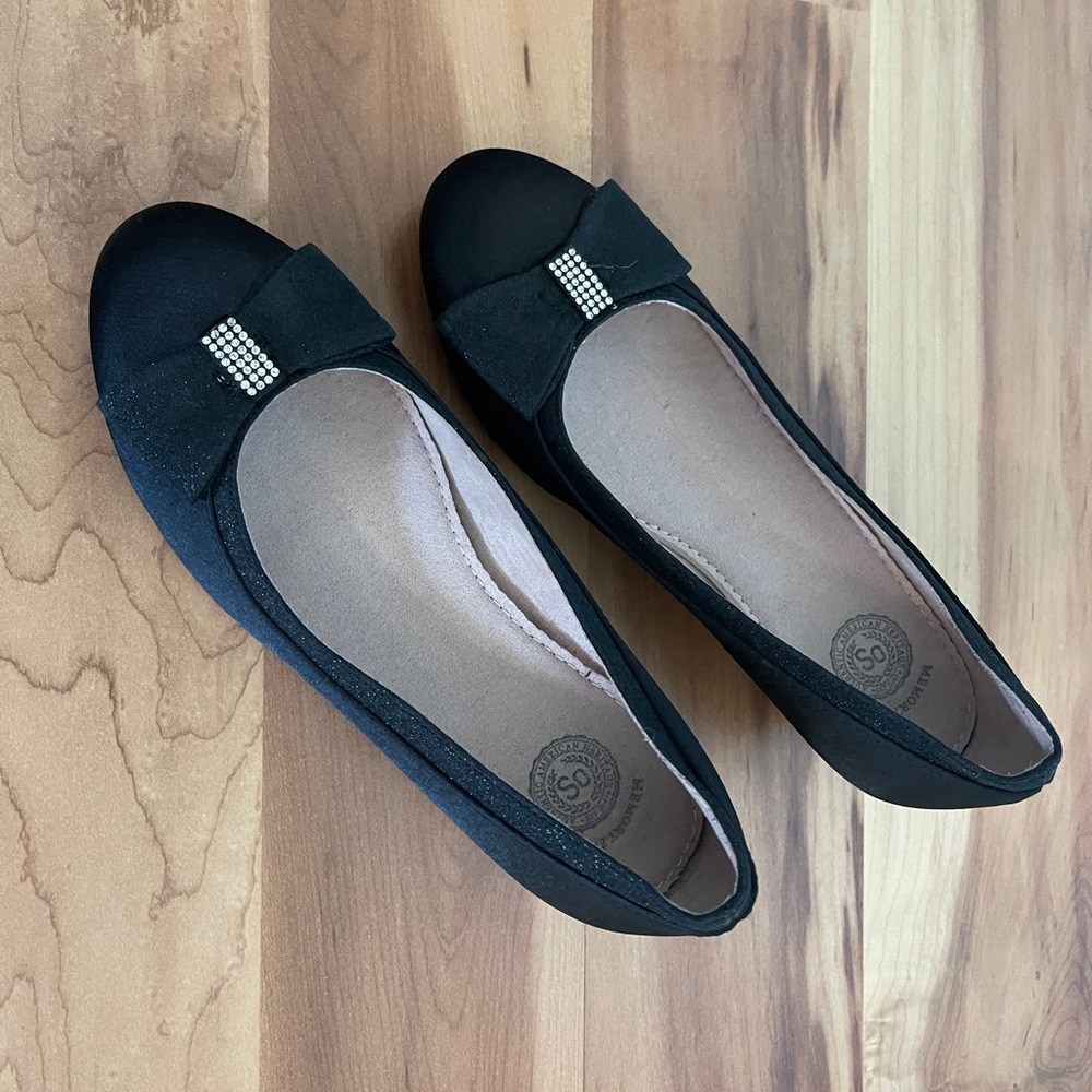 So Girls Dress Shoes Size 3 - Black